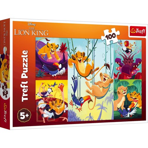 Trefl Puzzle - Lion King, 100 delov - 1 k. Cene