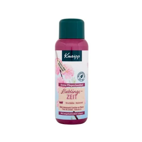 Kneipp Favourite Time Bath Foam Cherry Blossom pjenasta kupka 400 ml za ženske