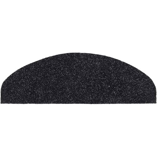  Prostirke za stepenice, samoljepljive, 10 kom, 65x21x4 cm, crne, poluokrugle, velike Slike