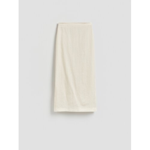Reserved LADIES` SKIRT - krem Cene