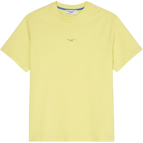 Marc O'Polo Denim Majica svetlo rumena / črna