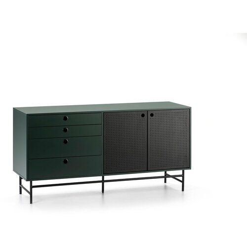 Teulat crno-zelena komoda Punto, širina 150 cm Cijene