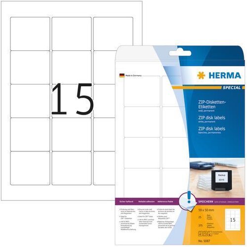 Herma ETIKETE 59 x 50 mm 5087 SUPERPRINT 25/1, (20383547) Cene