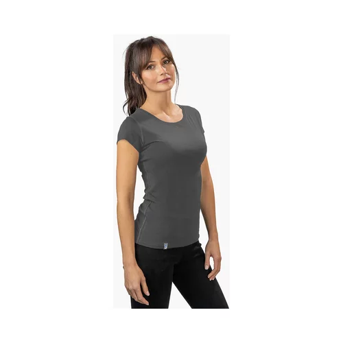 Alpin Loacker Ženska majica s kratkimi rokavi, siva - XL