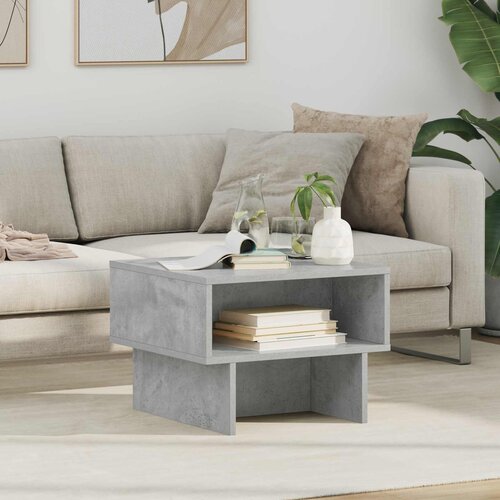  Kava Stol Betonski sivi 48 x 46 x 35 cm Konstruirano drvo Cene