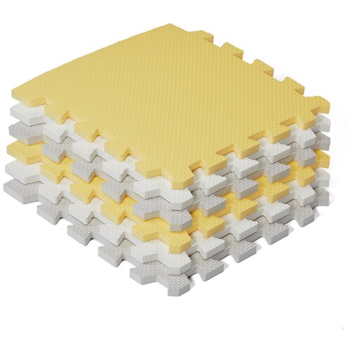 Kinderkraft puzzle pena LUNO Pena puzzle Luno yellow yellow Slike