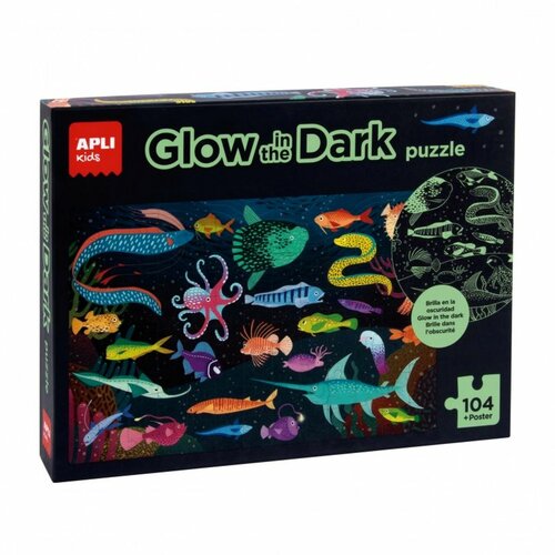 Apli kids Puzzle koje svetle u mraku - Okean Slike