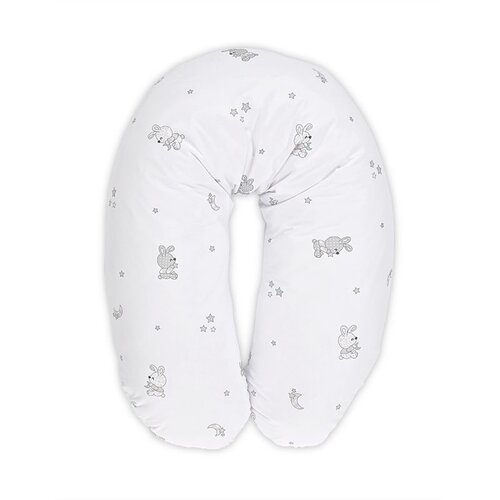 Lorelli Ranforce jastuk za dojenje 190 cm, Little Rabbits Grey Slike