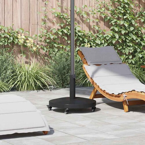 VidaXL Osnove za vanjske suncobrane Crna 48 x 48 x 32.5 cm Slike