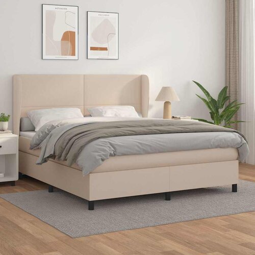  box spring s madracem cappuccino 180x200 cm umjetna koža Cijene