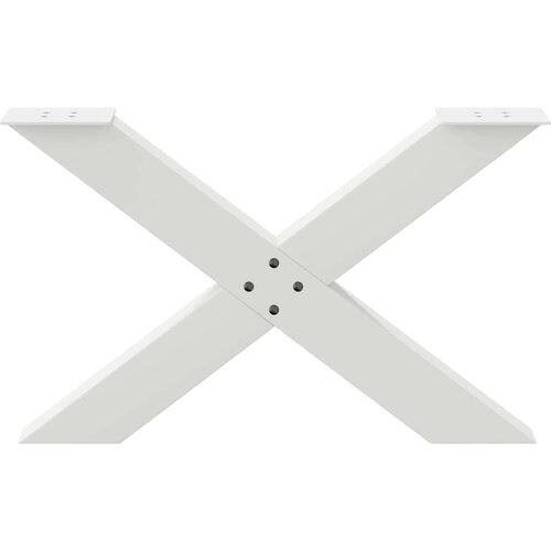  Noge za stolić u obliku slova X 2 kom bijele 70x(42-43) cm Slike