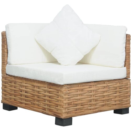  Kutna sofa od prirodnog ratana s jastucima Cijene