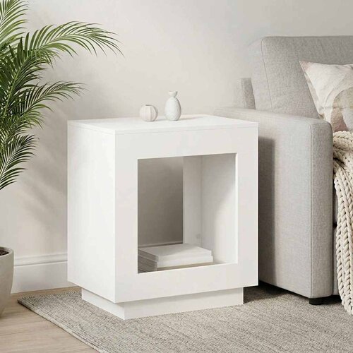  Bocni stol Bijela 60 x 40 x 65 cm Konstruirano drvo Cijene