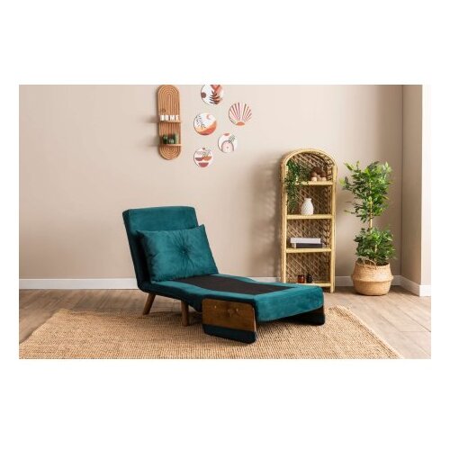 Atelier Del Sofa Fotelja na razvlačenje Cosmo, 190x70x82 cm, Petrolej Slike