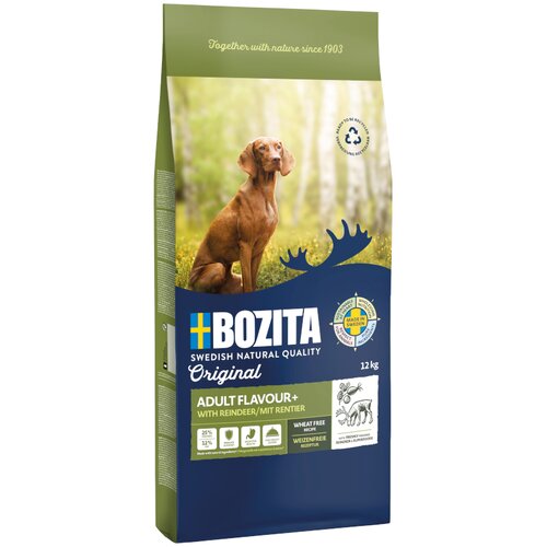 Bozita Original Adult Flavour Plus s severnim jelenom - brez žit - Varčno pakiranje: 2 x 12 kg Cijene