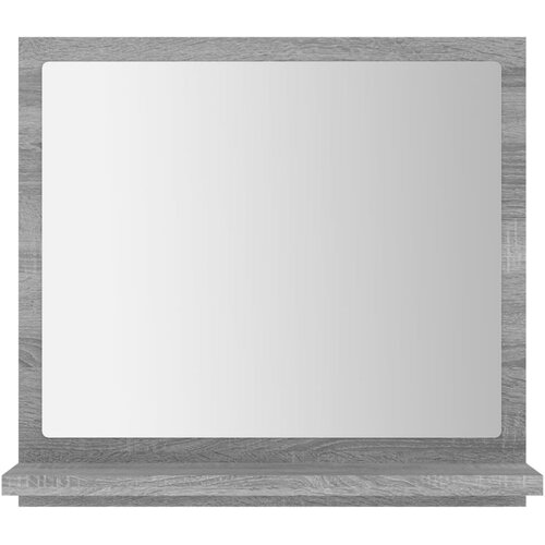  Kupaonsko ogledalo boja sivog hrasta 40 x 10,5x 37 cm drveno Slike
