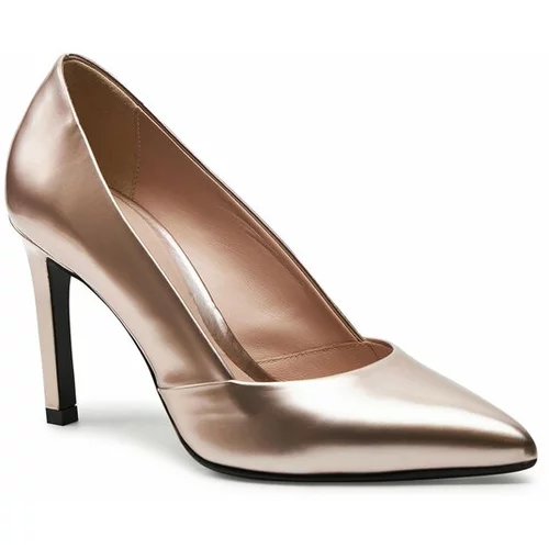 Calvin Klein Čevlji z visoko peto Heel Pump 90 Pearl HW0HW02027 Zlata