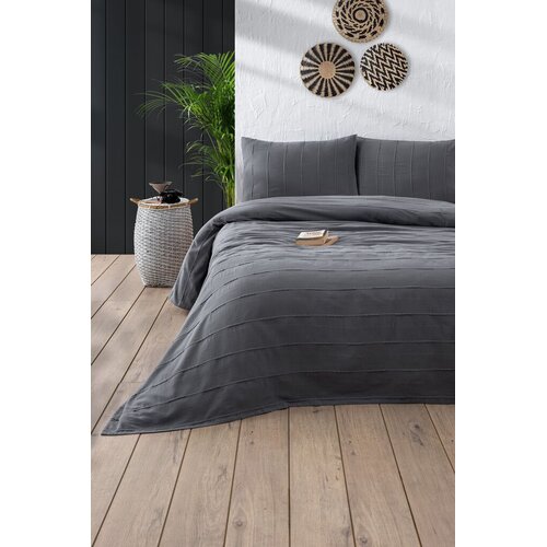 Lessentiel Maison Posteljina od sedefa, 210x220 cm, Antracit Cijene