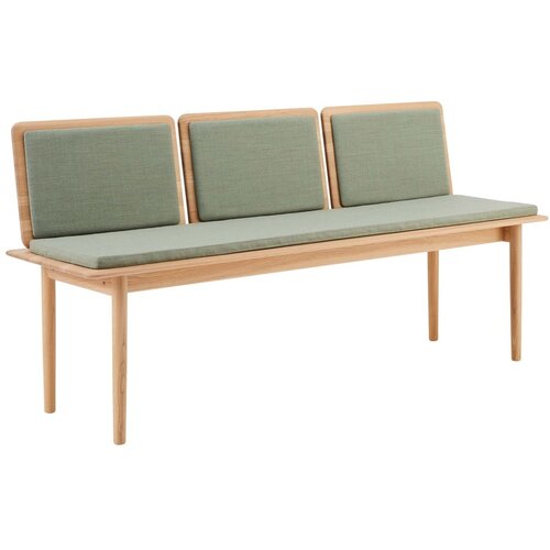 Hammel Furniture Svetlo zelena klop z volneno blazino Elba - Hammel Furniture Cene