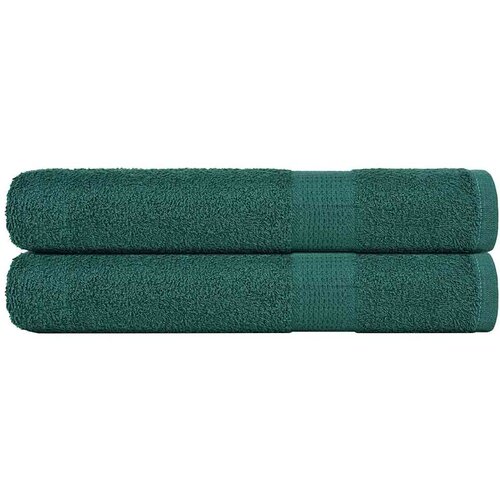 Furnova Brisače za savno 2 kos zelena 80x200 cm 360 g/m² 100% bombaž, (21916492) Cene
