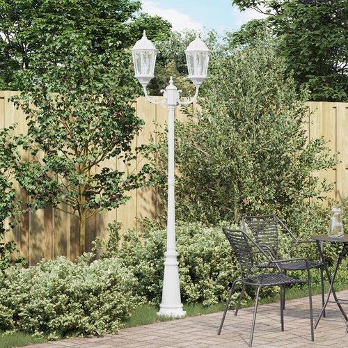 vidaXL Stablo svjetla u vrtu Bijelo Aluminij 68 x 20 x 235 cm Izdržljivo Cijene