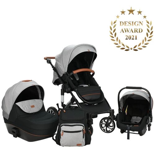 Bebe Stars kolica Belize 3u1 - Moon Grey Cijene