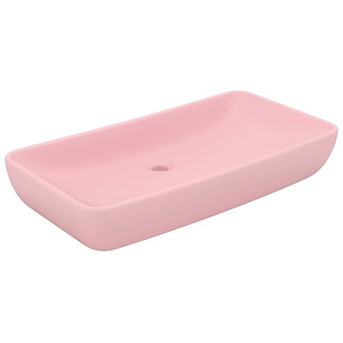 Maison Chic Razkošen Umivalnik - Kopalna umivalnik - Lavabo pravokoten mat roza 71x38 cm keramičen, (21684965) Cene