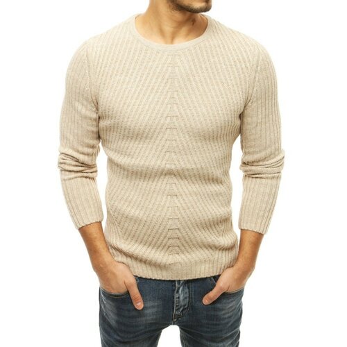 DStreet Svijetlo bež muški džemper na izvlačenje WX1664 siva | krem Slike