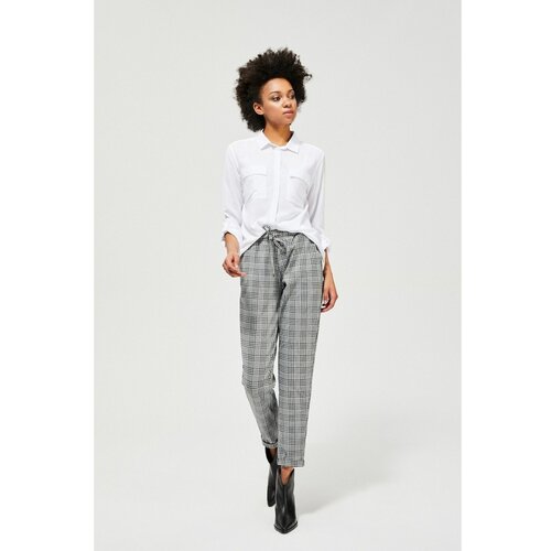 Moodo Knitted trousers with a tie Slike