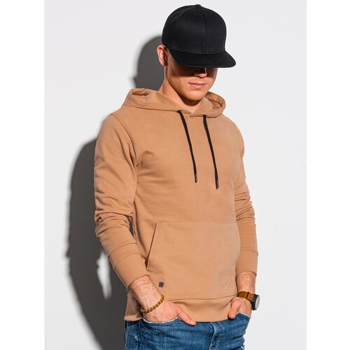 Ombre Clothing Men's hooded sweatshirt B1147 plava | narandžasta Slike