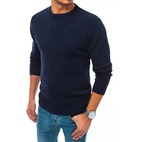 DStreet Men's navy blue sweater WX1709 Cene