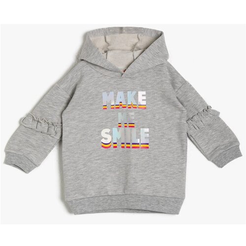 Koton Baby Girl Gray Printed Dress Slike