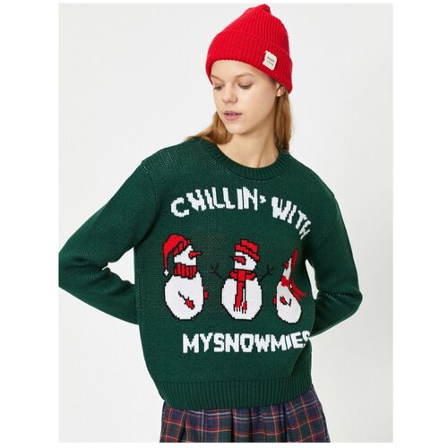 Koton Christmas Themed Sweater Slike