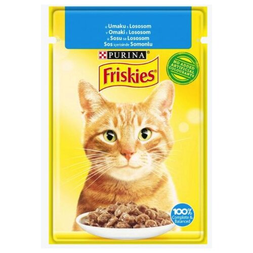 Friskies preliv za mačke-losos i tuna 85g Slike