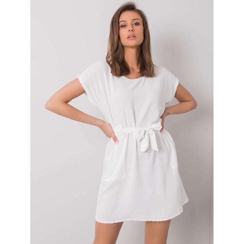 Fashion Hunters White dress with pockets Slike