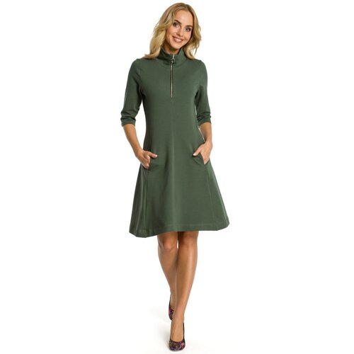 Made Of Emotion Woman's Dress M349 Military Cene