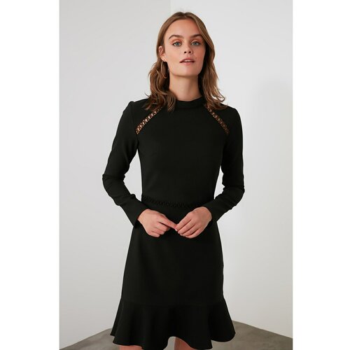 Trendyol Ženska haljina Detaljno crna Slike