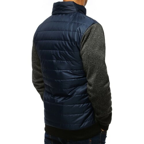 DStreet Tamnoplava muška prelazna prošivena jakna TX2988 crna | plava Cene