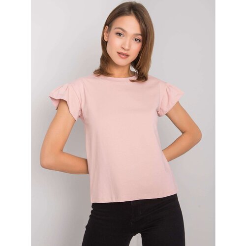 Fashion Hunters Dusty pink Ansley RUE PARIS cotton blouse Slike