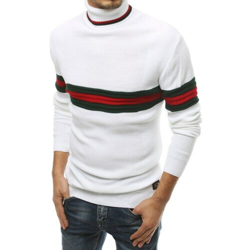DStreet Ecru muški džemper WX1501 bela | siva Slike