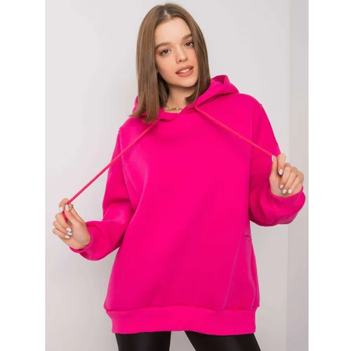 Fashion Hunters Aryanna pink sweatshirt with pockets