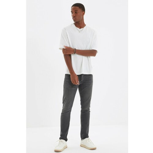 Trendyol Gray Men's Skinny Fit Jeans Slike
