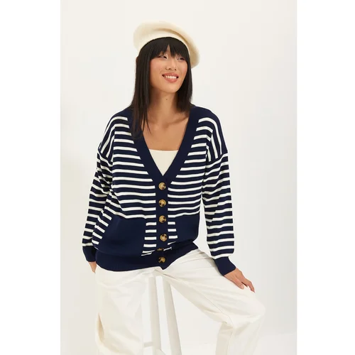 Trendyol Women's cardigan Striped