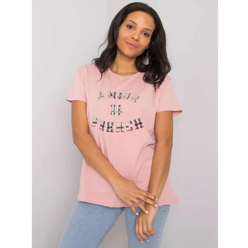 Fashion Hunters Dusty pink t-shirt with Elani inscription