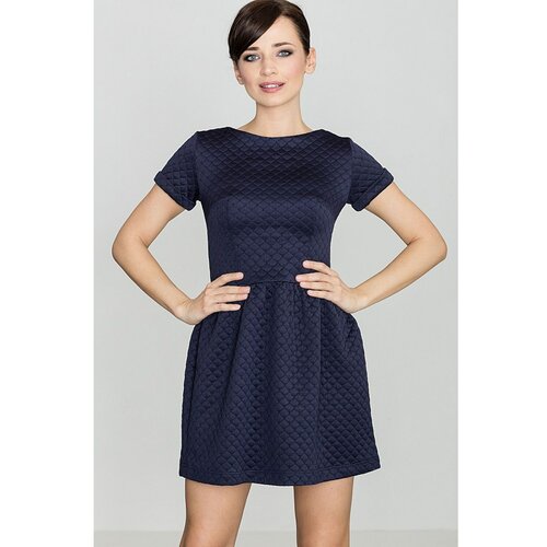 Lenitif Woman's Dress K147 Navy Blue Slike