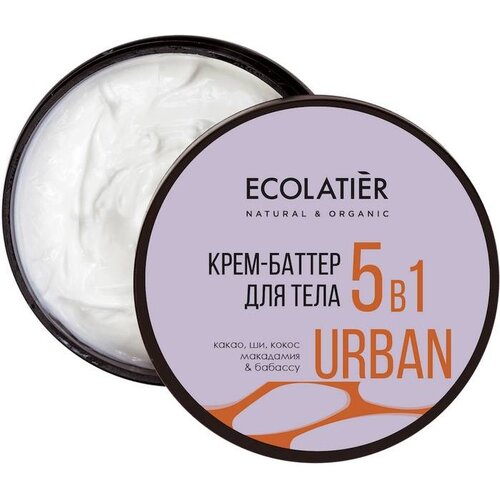 ECOLATIER Urban - 5u1 Krema-puter za telo (kakao, shea puter, kokos, makadamija, babassu ulje) 380ml Cijene