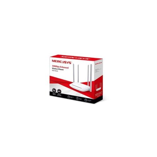 Router Mercusys MW325R 300Mbps, 4x5dBi fixed omni directional antennas, 4&times;10/100Mbps LAN ports, IEEE 802.11b, 2.4GHz, CE, Cijene