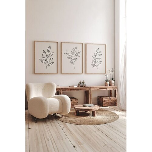 Wallity slika 3Dartsoho39, 3 dijela, 33 x 48 cm Cijene