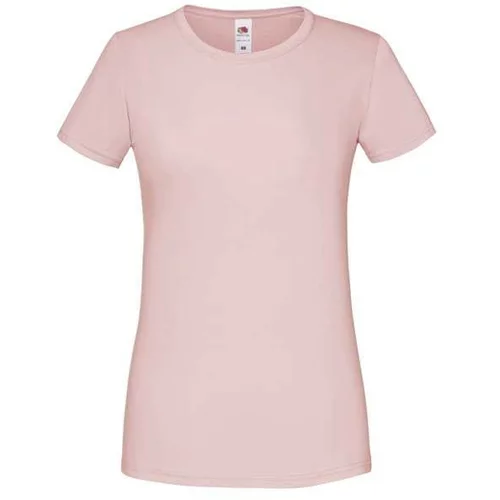 Fruit Of The Loom Icon Women's Powder T-shirt in combed cotton