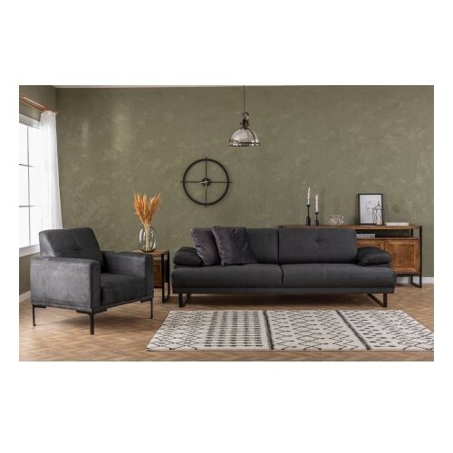 Atelier Del Sofa Sofa na razvlačenje Mustang 99x83x239cm Antracit Slike